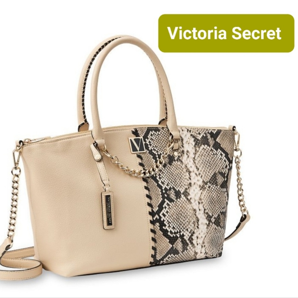 Victoria's Secret Snakeskin Satchel/crossbody bag